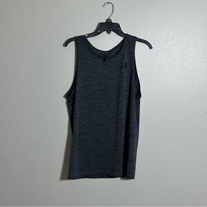 Adidas Men Gray/Charcoal Tank Top Sleeveless Athletic size S